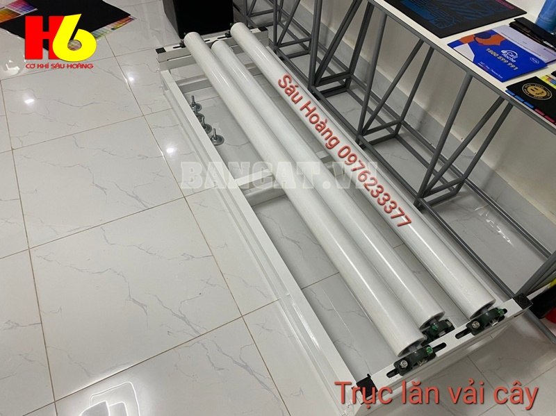 trục lăn xả vải thấp