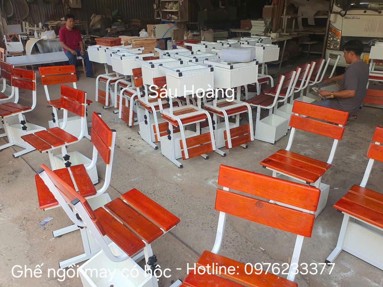 ghế ngồi may cao cấp